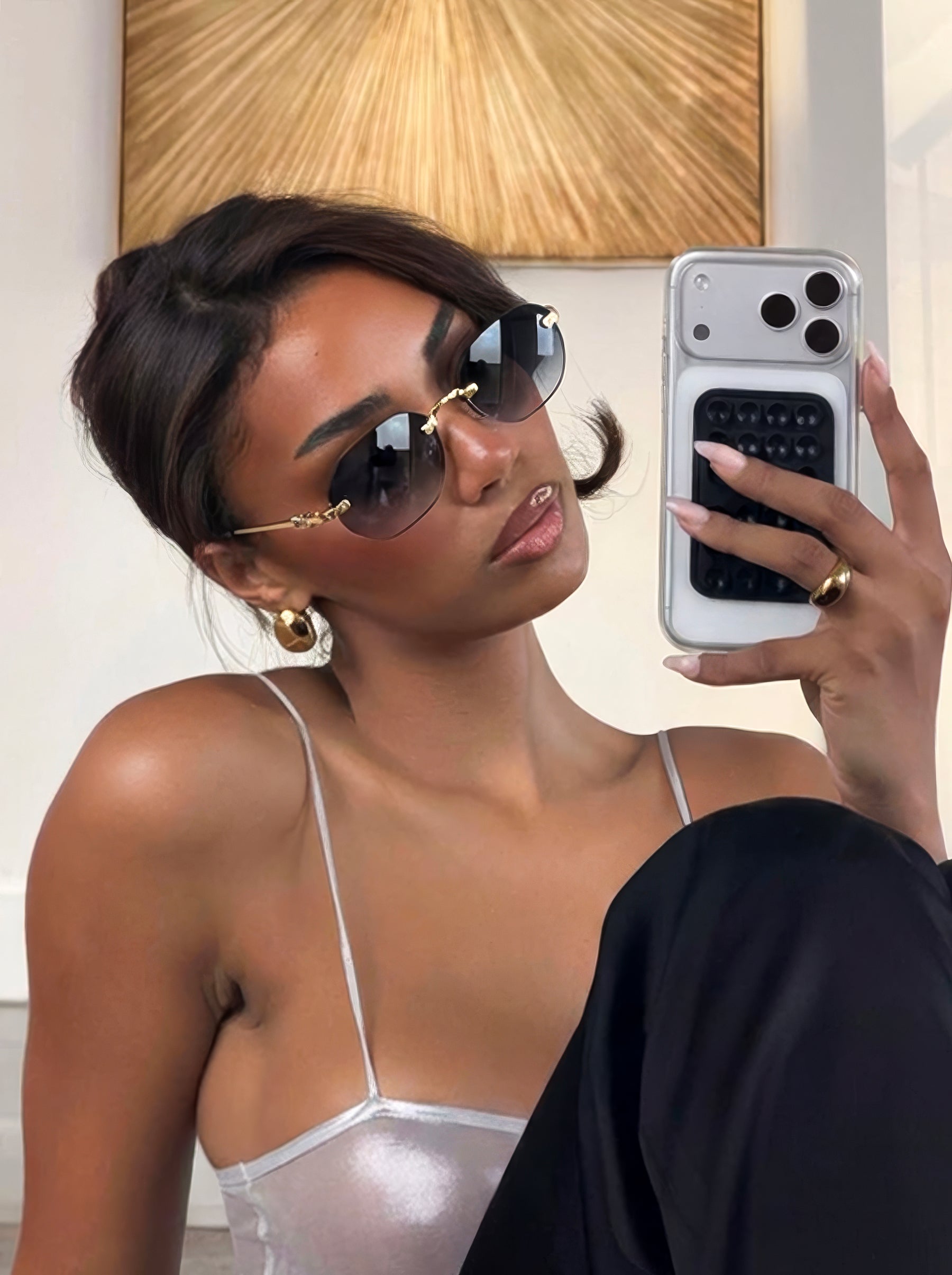 CITA Gold Black Güneş Gözlüğü