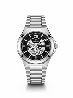 BENTINI Su Geçirmez Otomatik Çelik Kol Saati - BH-03