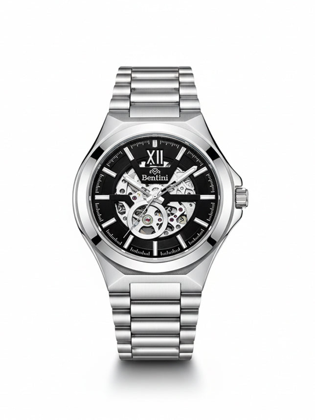 BENTINI Su Geçirmez Otomatik Çelik Kol Saati - BH-03