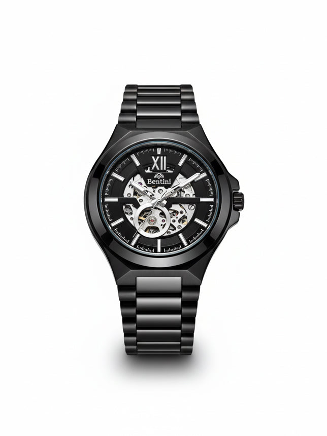BENTINI Su Geçirmez Otomatik Çelik Kol Saati - BH-05