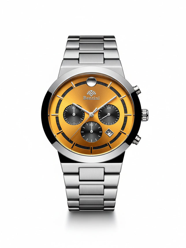 BENTINI Su Geçirmez Otomatik Çelik Kol Saati - BI-01