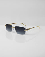 PHANTERE Gold Siyah Çerçevesiz Güneş Gözlüğü