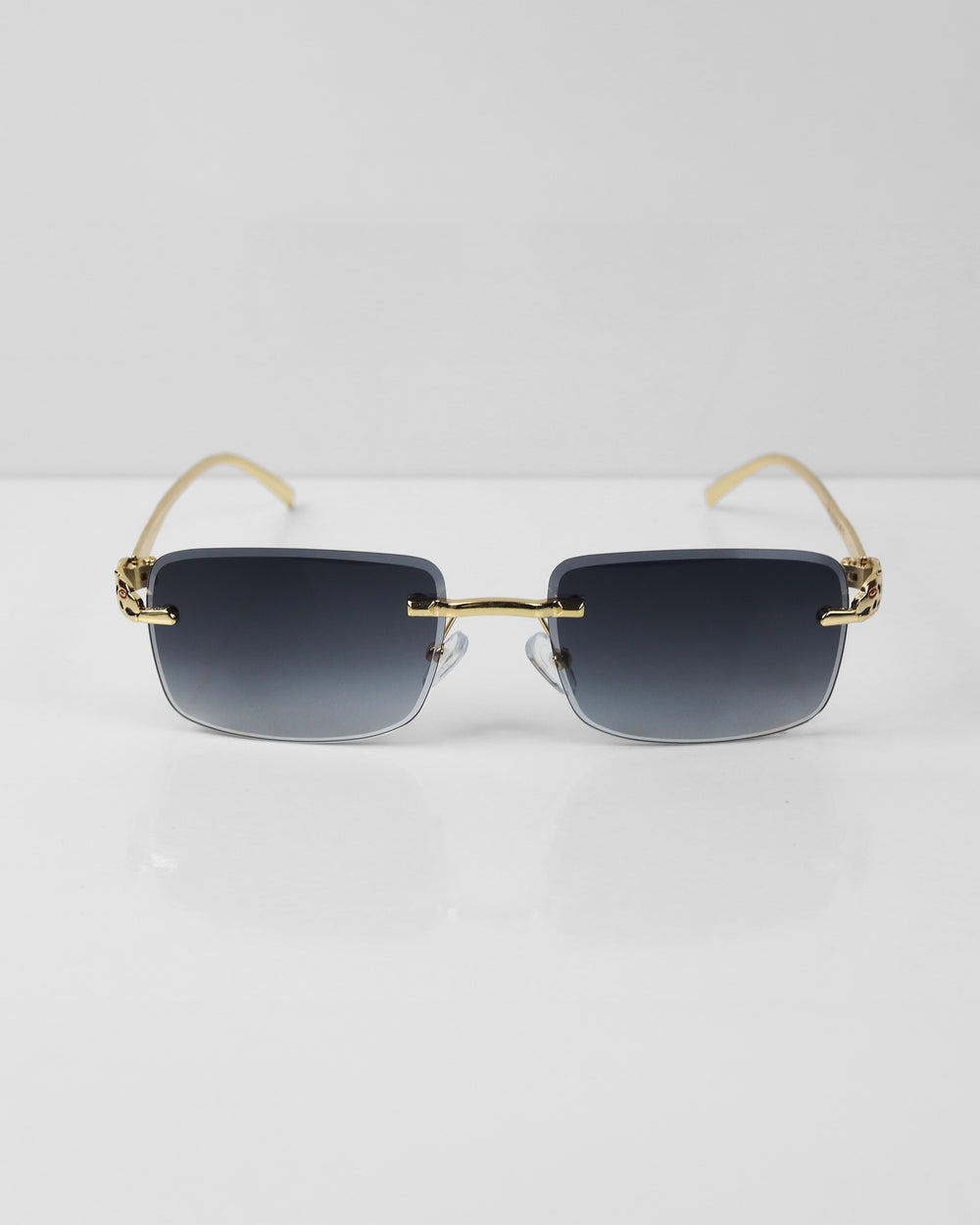 PHANTERE Gold Siyah Çerçevesiz Güneş Gözlüğü