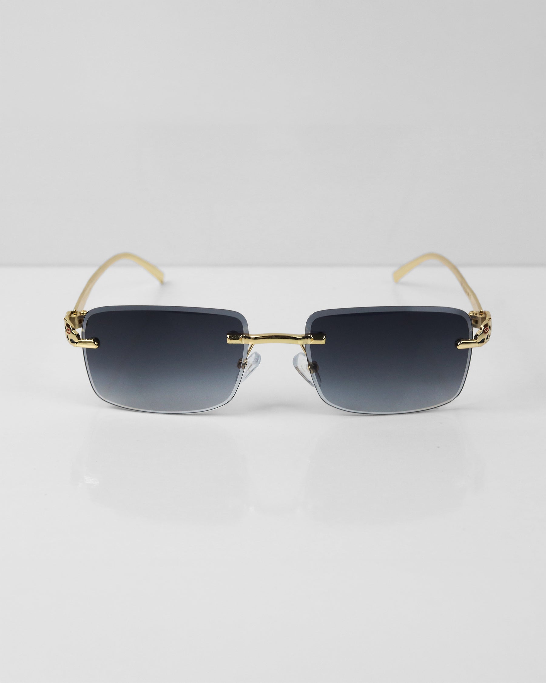 PHANTERE Gold Siyah Çerçevesiz Güneş Gözlüğü