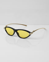 MISON Çerçeve Detaylı Sarı Güneş Gözlüğü