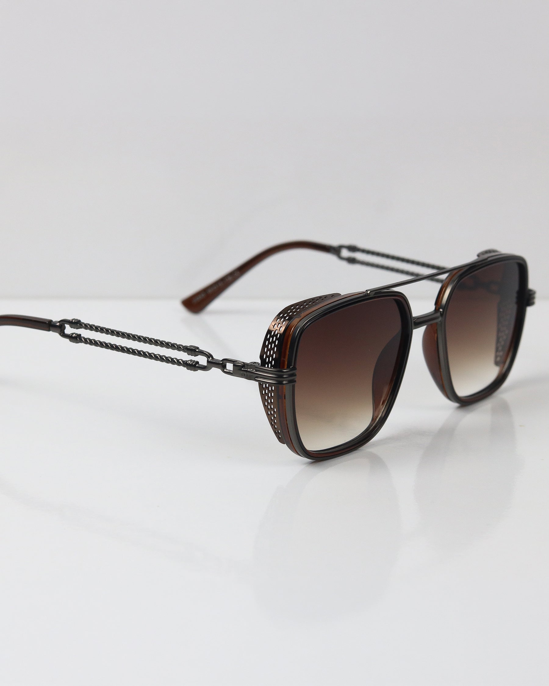 OPTO Kahve Çelik Güneş Gözlüğü