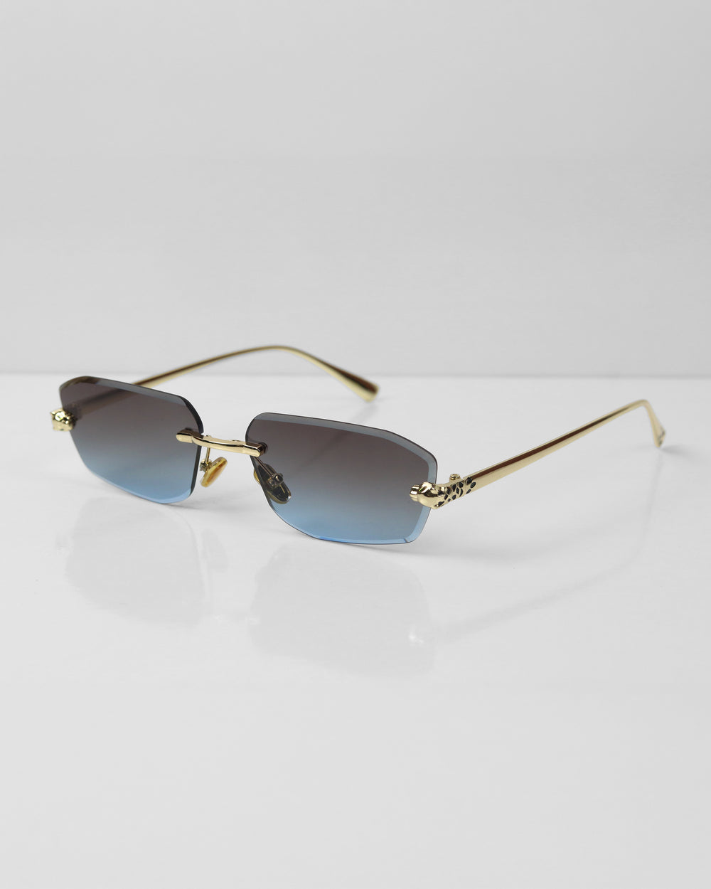 CORTEZ Gold Yeşil Çerçevesiz Güneş Gözlüğü