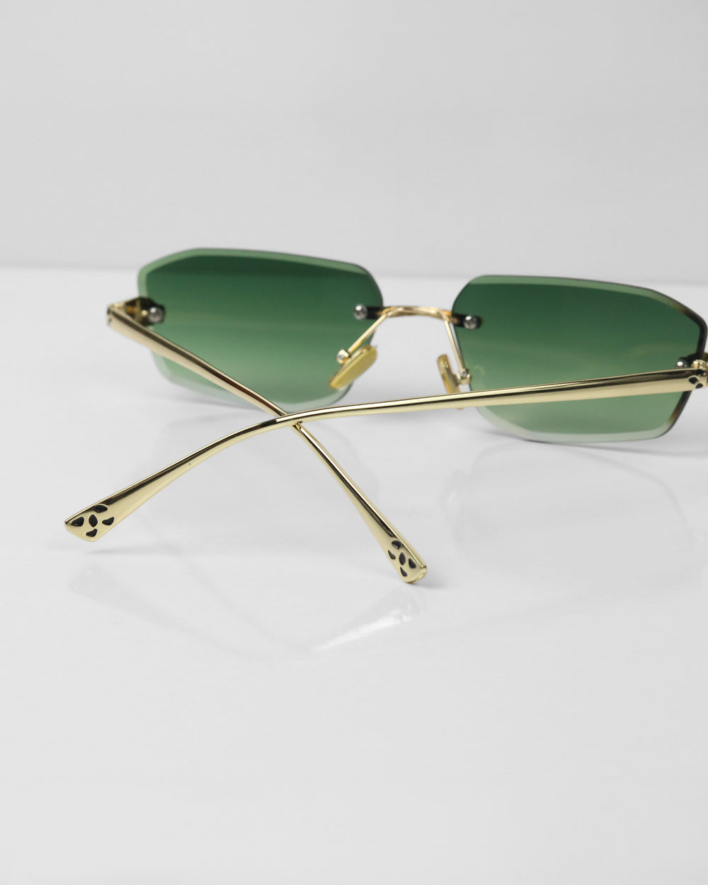 CORTEZ Gold Yeşil Çerçevesiz Güneş Gözlüğü