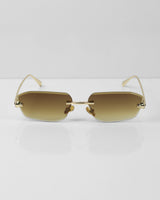 CORTEZ Gold Kahve Çerçevesiz Güneş Gözlüğü