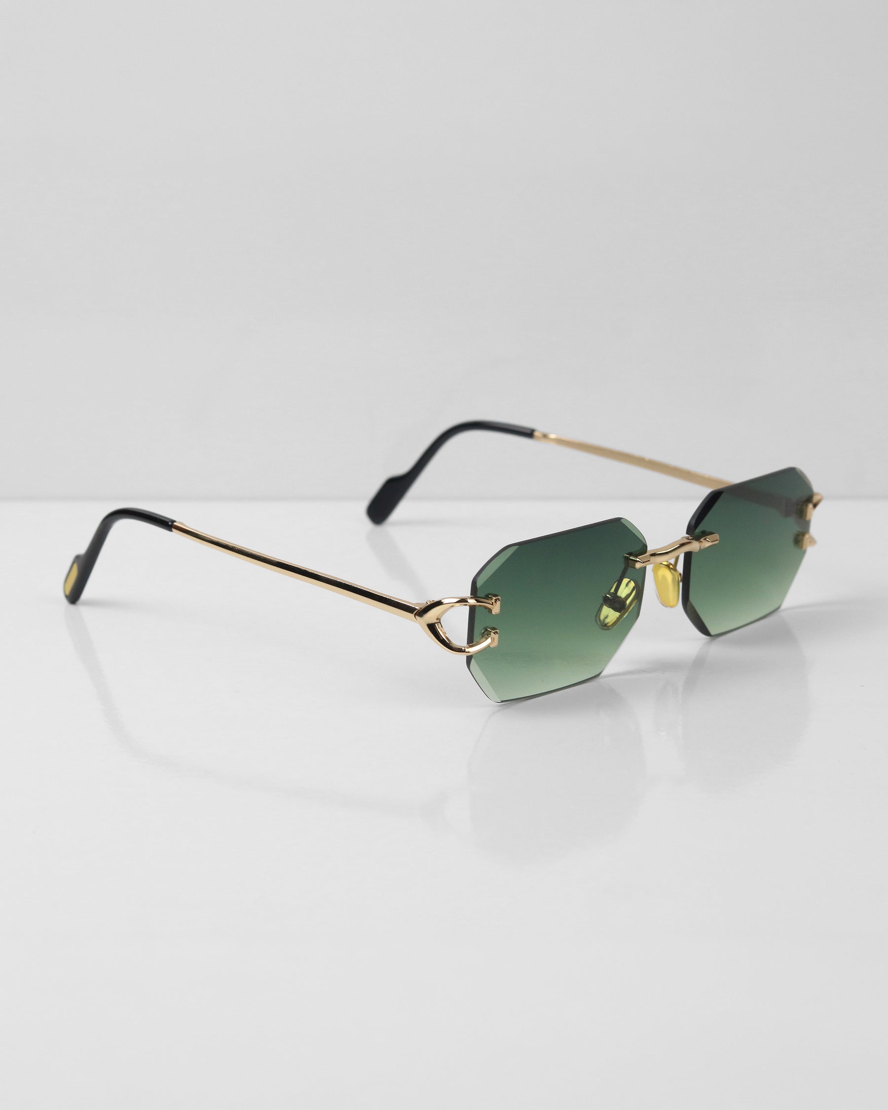 GENTE Gold Kahve Çerçevesiz Güneş Gözlüğü