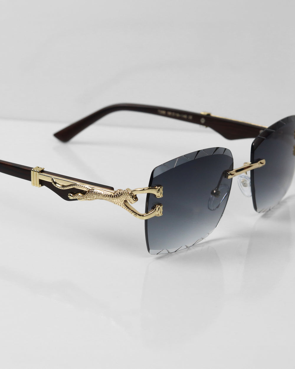 PATENI Gold Kahve Çerçevesiz Güneş Gözlüğü