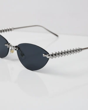 SELFIE Silver Siyah Çerçevesiz Güneş Gözlüğü