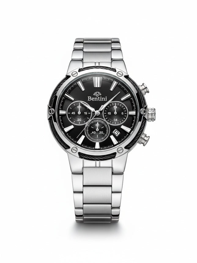 BENTINI Su Geçirmez Otomatik Çelik Kol Saati - BJ-01