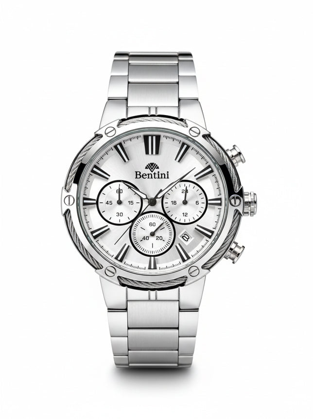 BENTINI Su Geçirmez Otomatik Çelik Kol Saati - BJ-03