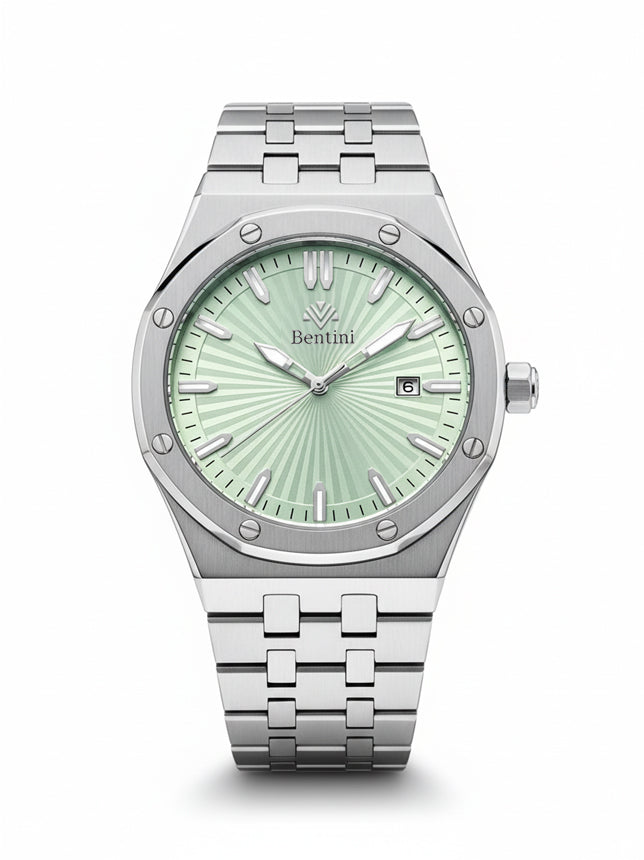 BENTINI Su Geçirmez Otomatik Çelik Kol Saati - BK-01