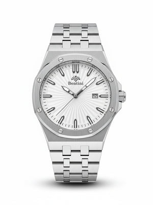 BENTINI Su Geçirmez Otomatik Çelik Kol Saati - BK-03