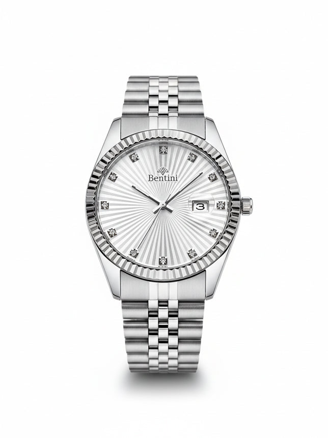 BENTINI Su Geçirmez Otomatik Çelik Kol Saati - BL-01