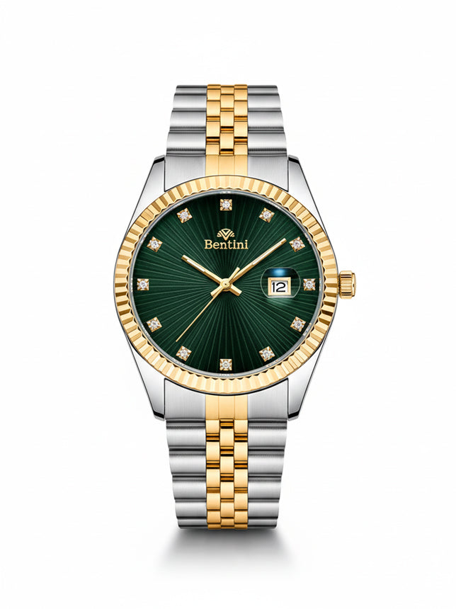 BENTINI Su Geçirmez Otomatik Çelik Kol Saati - BL-02