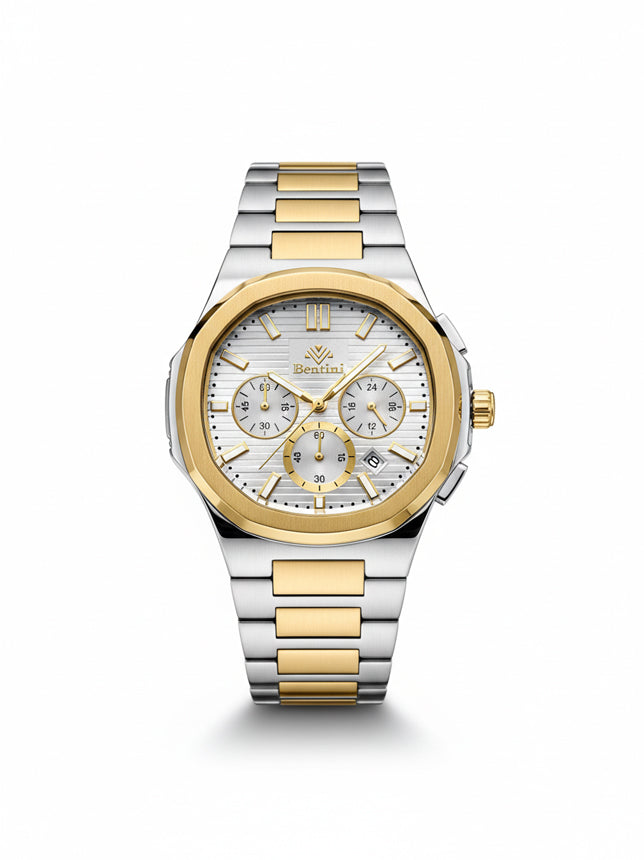 BENTINI Su Geçirmez Otomatik Çelik Kol Saati - BM-02