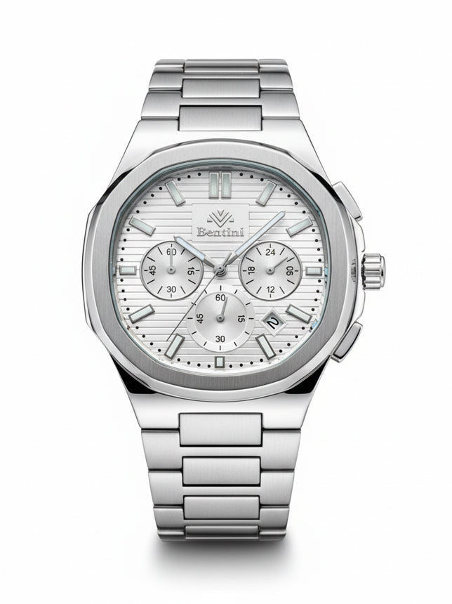 BENTINI Su Geçirmez Otomatik Çelik Kol Saati - BM-04