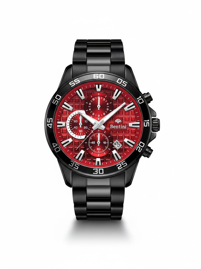 BENTINI Su Geçirmez Otomatik Çelik Kol Saati - BP-01
