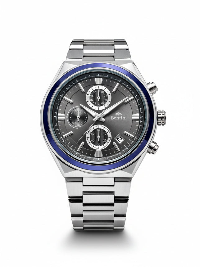 BENTINI Su Geçirmez Otomatik Çelik Kol Saati - BR-01