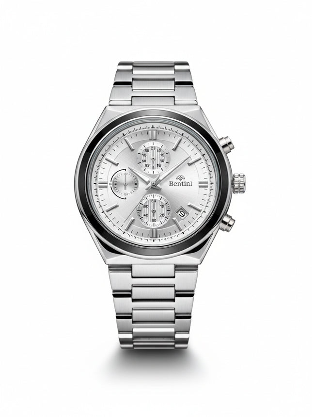 BENTINI Su Geçirmez Otomatik Çelik Kol Saati - BR-02