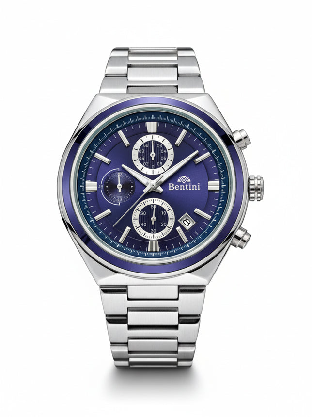 BENTINI Su Geçirmez Otomatik Çelik Kol Saati - BR-03