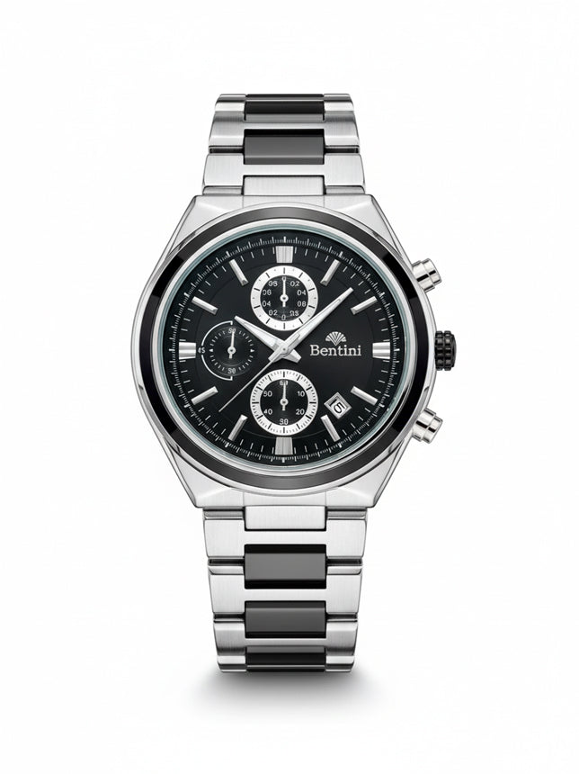 BENTINI Su Geçirmez Otomatik Çelik Kol Saati - BR-04