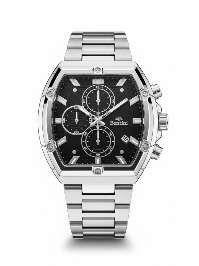 BENTINI Su Geçirmez Otomatik Çelik Kol Saati - BS-04