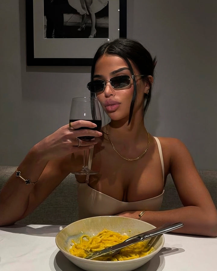 SISI Silver Black Güneş Gözlüğü