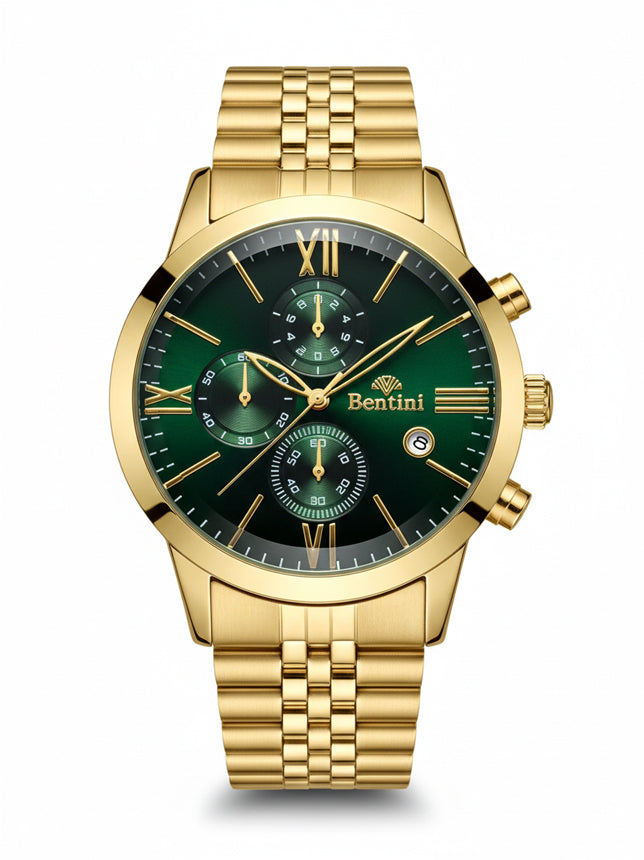 BENTINI Su Geçirmez Otomatik Çelik Kol Saati - BT-01