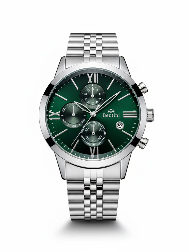 BENTINI Su Geçirmez Otomatik Çelik Kol Saati - BT-03