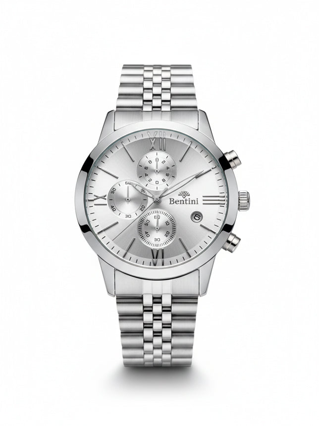 BENTINI Su Geçirmez Otomatik Çelik Kol Saati - BT-04