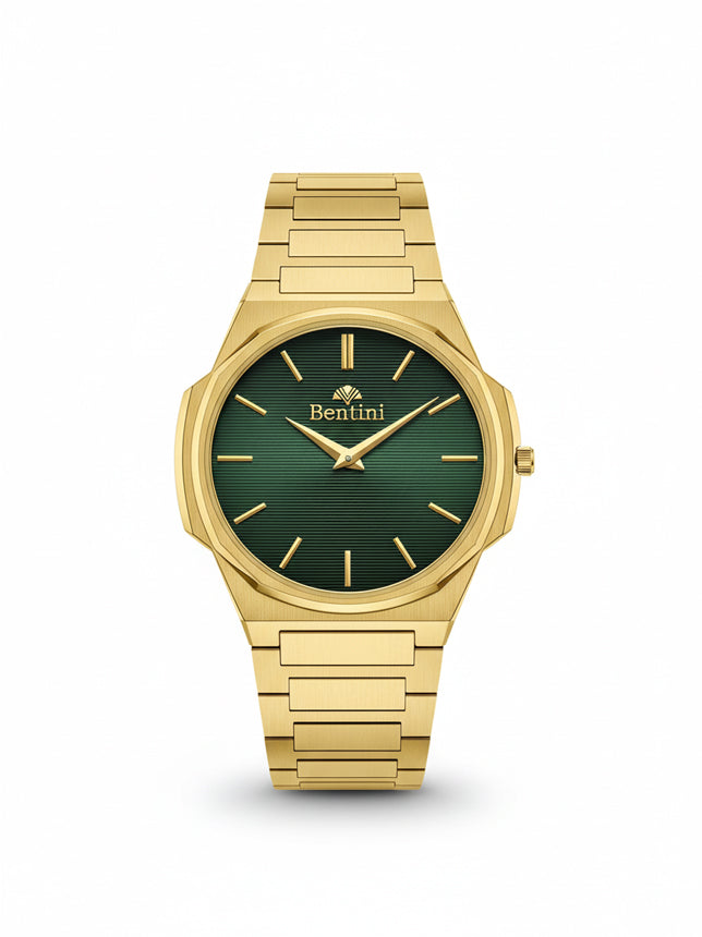 BENTINI Su Geçirmez Otomatik Çelik Kol Saati - BV-03