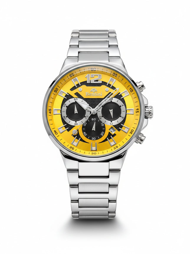 BENTINI Su Geçirmez Otomatik Çelik Kol Saati - BY-01