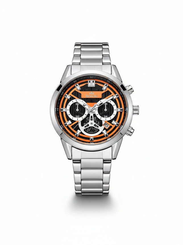 BENTINI Su Geçirmez Otomatik Çelik Kol Saati - BY-03